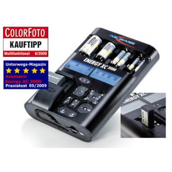 Ansmann ENERGY XC3000 nab�jec� stanice/tester