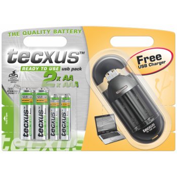 tecxus TC 100 USB + 2xAAA + 2x AA Ready to use
