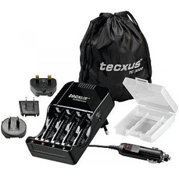 tecxus TC 3000 travel black for 1-4 AA/AAA