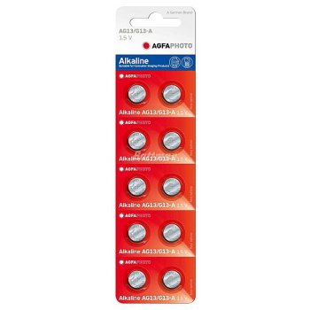 AGFA LR44-B (AG13) knofl�kov� baterie 1,5V