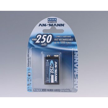 Ansmann 9V E-block NiMH 1x9V 250mAh
