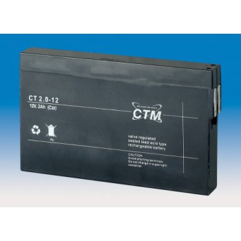 CT 12-2,0 (12V/2,0Ah - Faston 187)