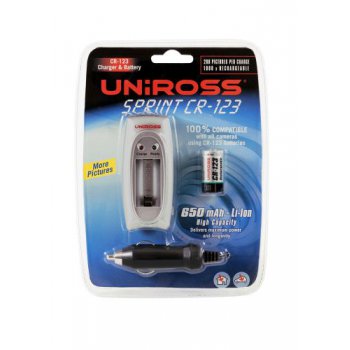 Uniross RC104523 SPRINT CR-123 + 1xCR123 accu