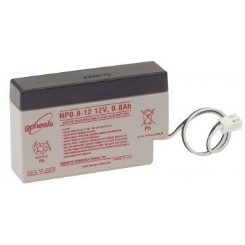 Genesis NP 0,8-12  (12V/0,8Ah  - konektor)