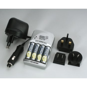 Ansmann maxE Speed-Set + 4xAA NiMH 2100 mAh maxE