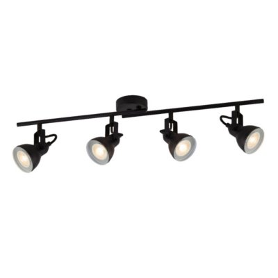 Searchlight 1544BK Focus bodové svítidlo kov černý 4xGU10