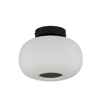 Searchlight 10271-1BK Lumina stropní svítidlo černé a sklo - obrázek