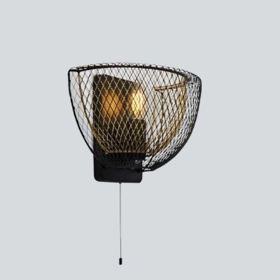 Searchlight 6842BGO Honeycomb nástěnné svítidlo černá a zlatá