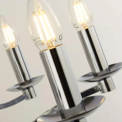 Searchlight 41312-8CC Ascot závěsný lustr chrom lesk - obrázek