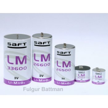 Saft LM33600 lithium válcová D 3V