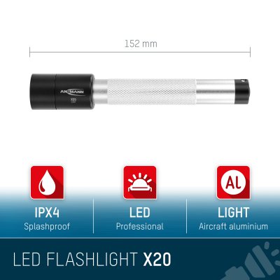 Ansmann X20 kompaktní LED svítilna 2xAA IP54