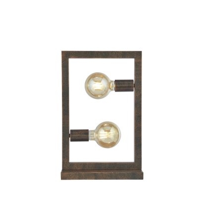 Searchlight EU24101-2RU stolní lampa rezavá - obrázek