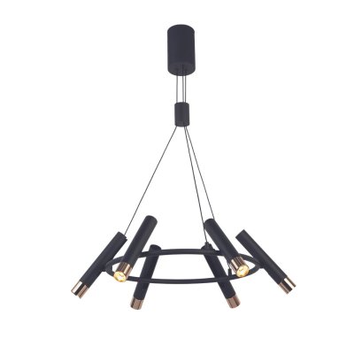 Searchlight 31651-6BK Cylinder závěsné černé kovové svítidlo - obrázek