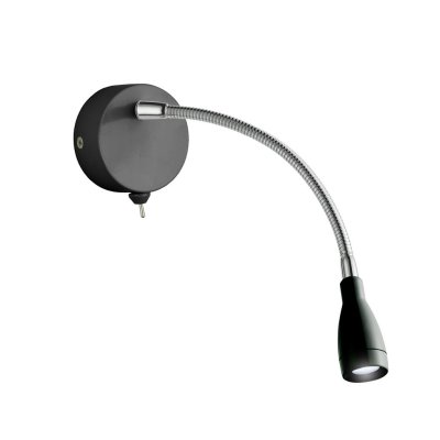 Searchlight 9917BK WALL nástěnné svítidlo LED černé - obrázek