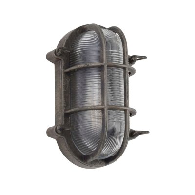 Searchlight 61402BS Bulkhead nástěnné svítidlo stříbrná antik - obrázek