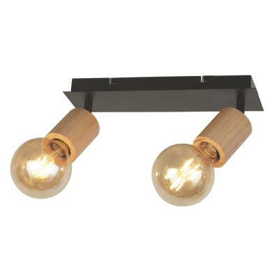 Searchlight 50211-2NA Spinny stropní černé svítidlo - obrázek