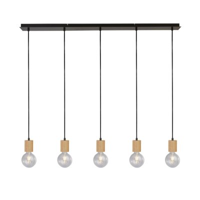 Searchlight 50212-5NA Spinny závěsné svítidlo černé - obrázek