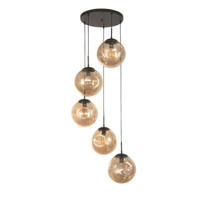 Searchlight 22123-5BK Punch závěsné svítidlo - obrázek