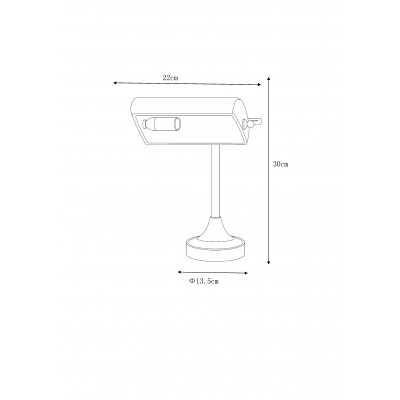 J- Banker Lamp E14 W22cm 17504/01/03 - obrázek