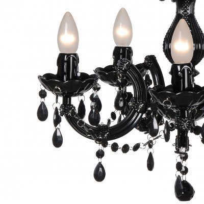 J- ARABESQUE Chandelier 5xE14/40W Black  78351/05/30 - obrázek