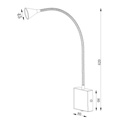 J- BUDDY Wall Light LED 3W flex 18293/03/31 - obrázek