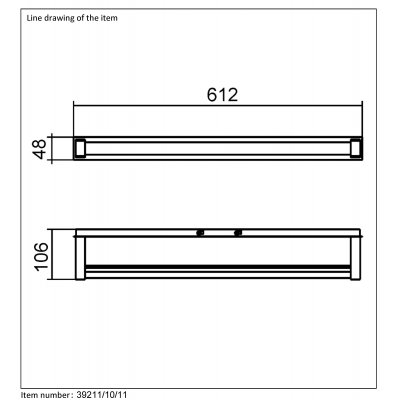 J- ALPA-LED Wall Light 10W 40000k  39211/10/11 - obrázek