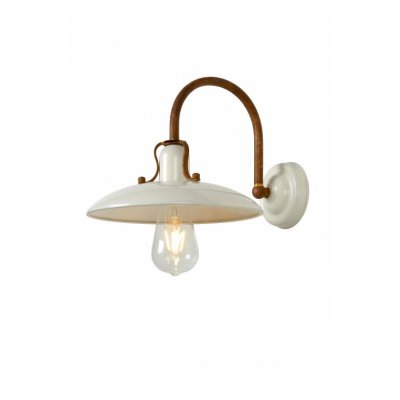 J- RÖMER Wall Light E27 O24cm Cream 30276/01/38 - obrázek