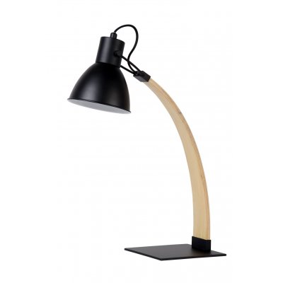 J- CURF Desklamp E27/60W Plawood-Metal Black 03613/01/30 - obrázek