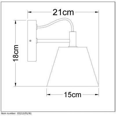 J- POSSIO Wall Light E14 O15 H18cm  03213/01/41 - obrázek