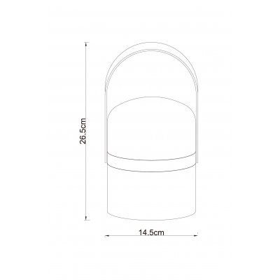 J- JOE Table Lamp LED 3W 2800K H26,5cm  06800/03/31 - obrázek