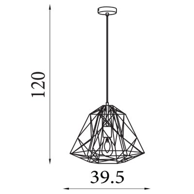 7271CU GEOMETRIC CAGE - obrázek