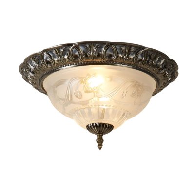 FLUSH stropní svítidlo 7045-13 mosaz antik 2xE14 - obrázek