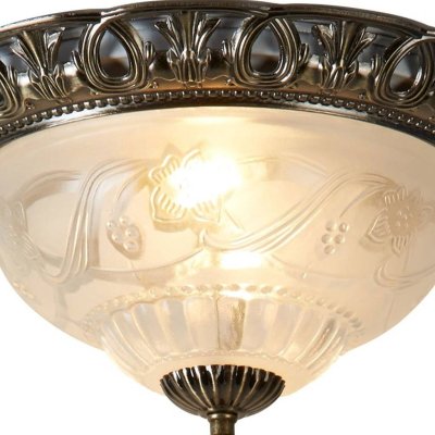 FLUSH stropní svítidlo 7045-13 mosaz antik 2xE14 - obrázek