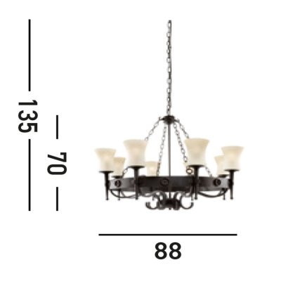0818-8BK Cartwheel - obrázek