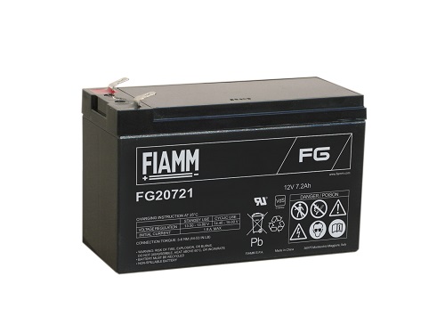 FIAMM FG20721 Lead Acid Battery Rechargeable 12V 7,2Ah Faston 0 3